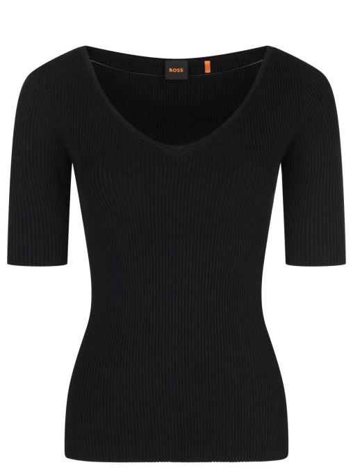 Футболка из вискозы BOSS