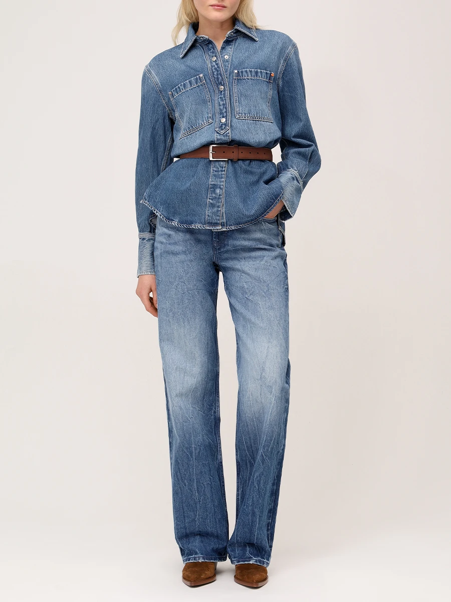 Джинсы хлопковые