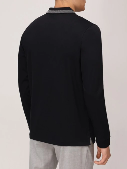 Поло Slim Fit хлопковое BOSS