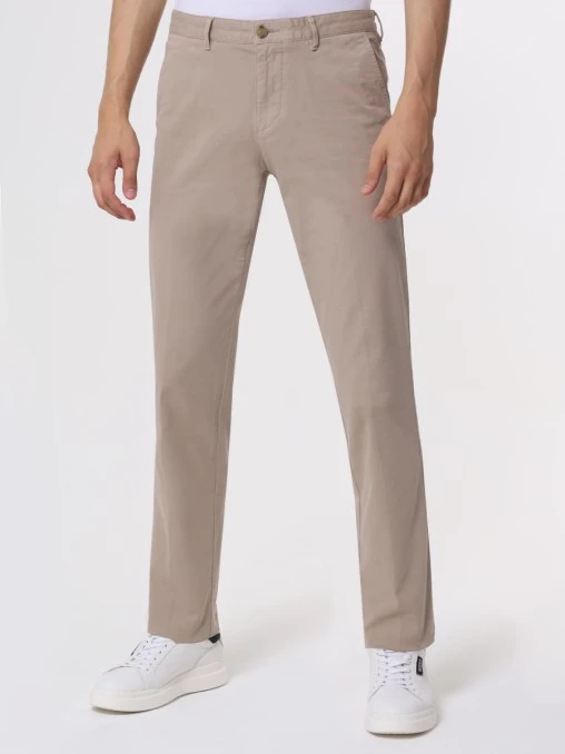 Брюки Regular Fit хлопковые BOSS