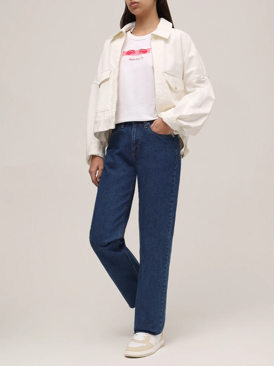 Джинсы хлопковые