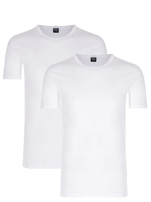 Набор из двух хлопковых футболок Slim Fit BOSS