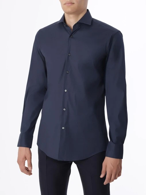 Рубашка Slim Fit хлопковая BOSS