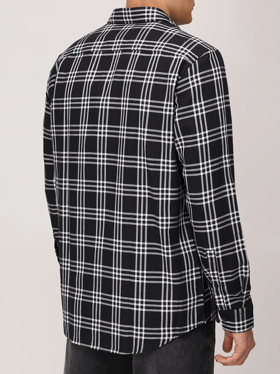 Рубашка Straight Fit хлопковая