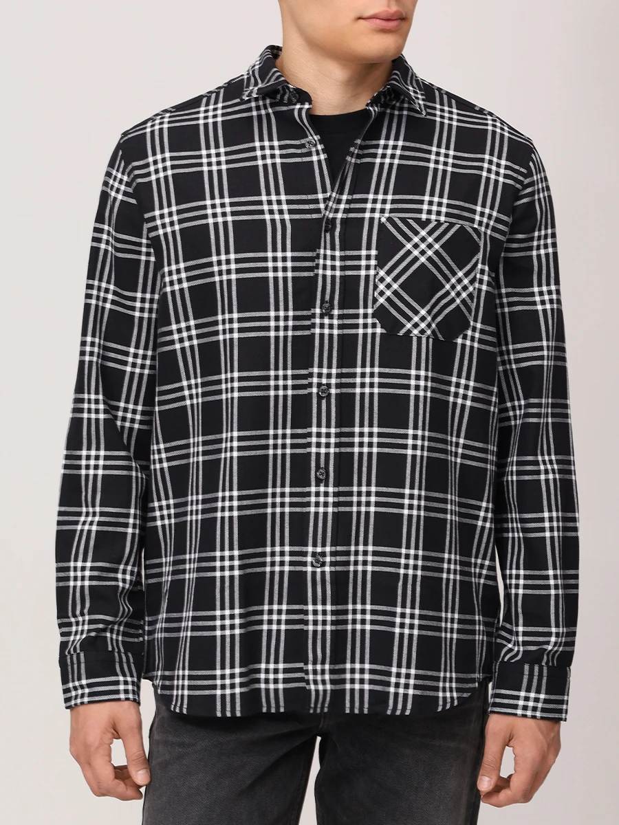 Рубашка Straight Fit хлопковая