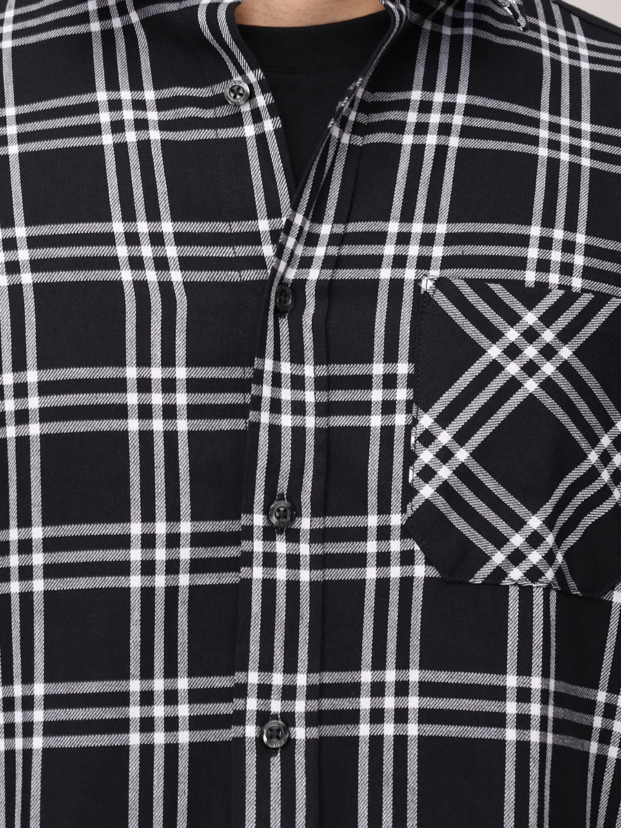 Рубашка Straight Fit хлопковая