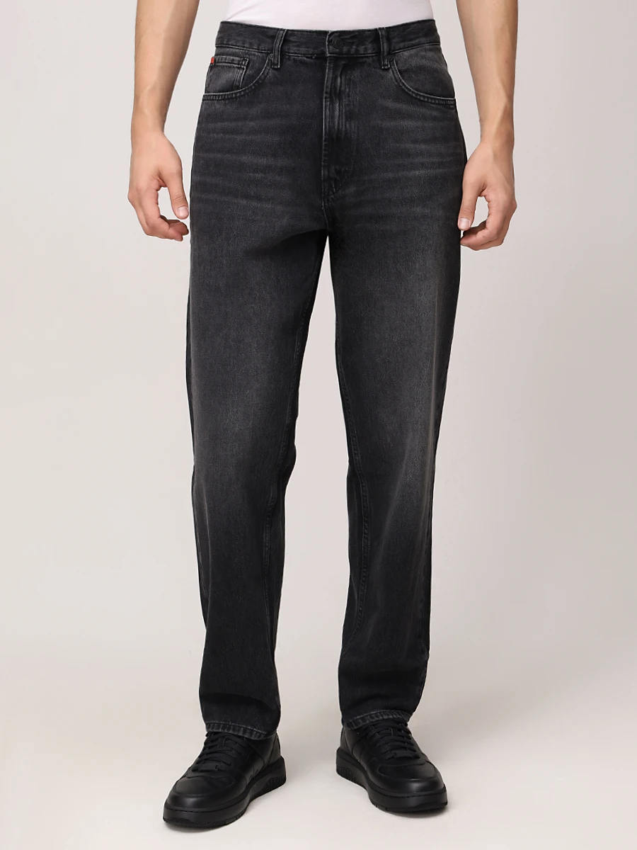 Джинсы Relaxed Tapered Fit хлопковые