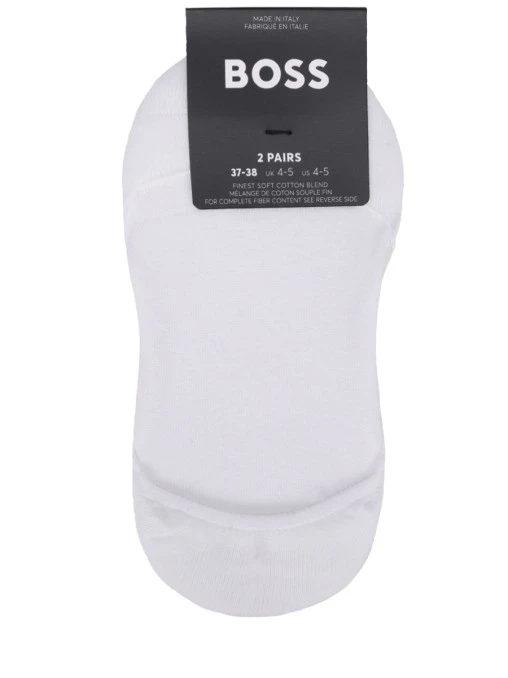 Набор из двух пар хлопковых подследников BOSS