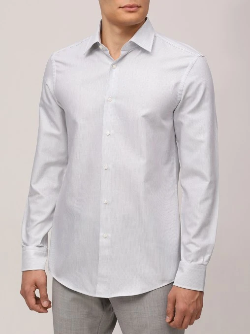 Рубашка Slim Fit хлопковая BOSS
