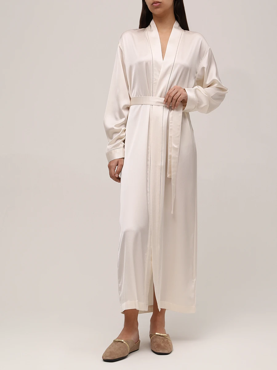 Халат однотонный