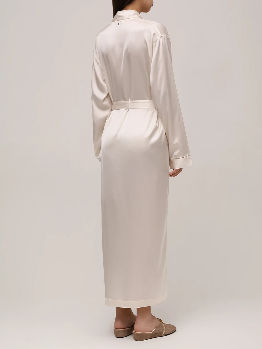 Халат однотонный