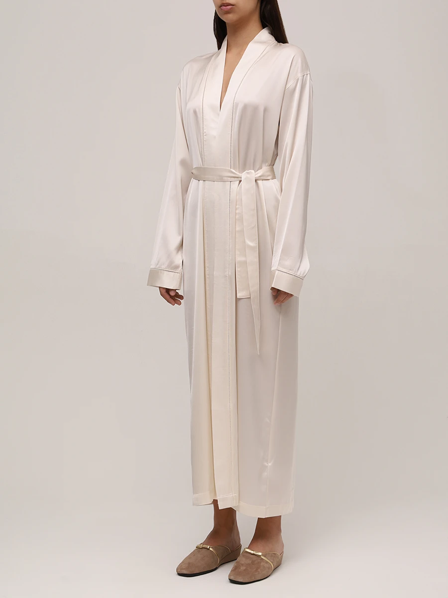 Халат однотонный