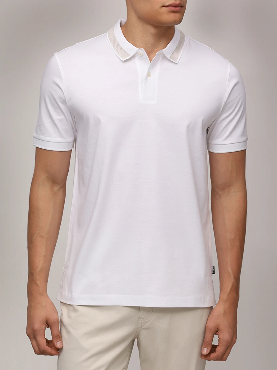 Поло Slim Fit хлопковое
