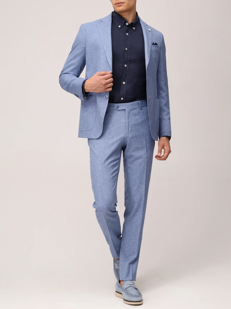 Рубашка Slim Fit льняная