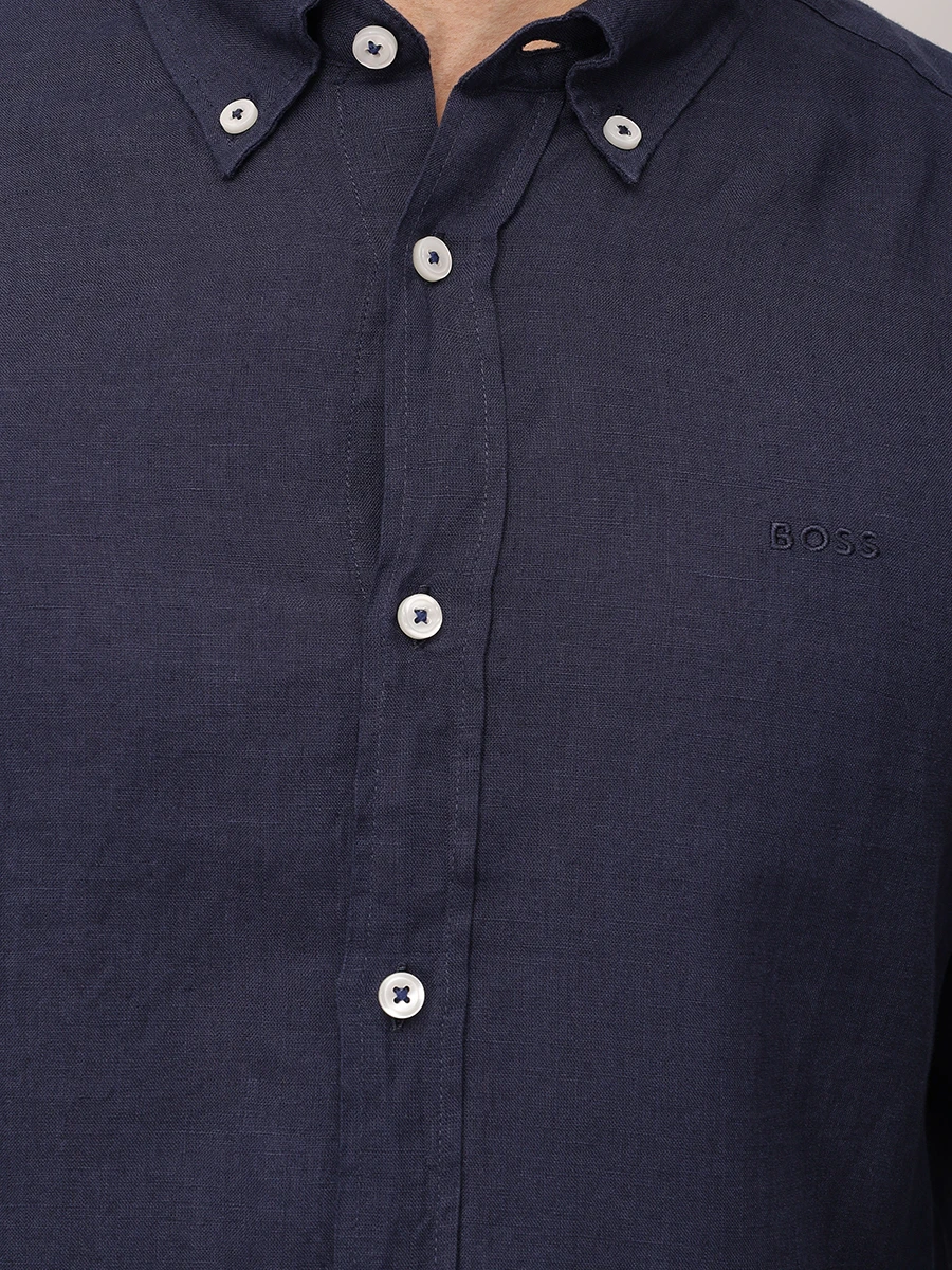 Рубашка Slim Fit льняная