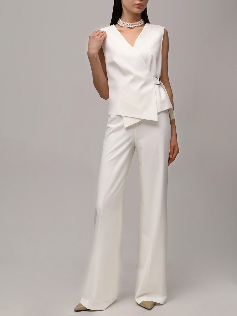 Брюки однотонные