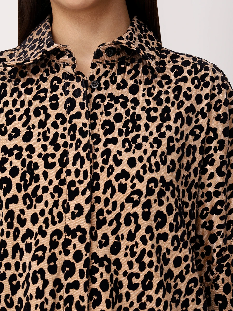 Рубашка с принтом