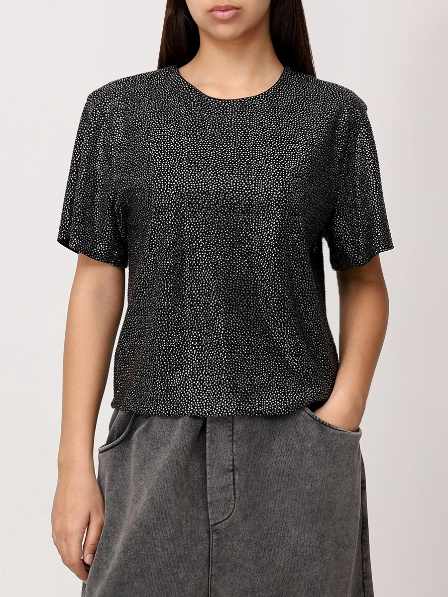 Топ со стразами