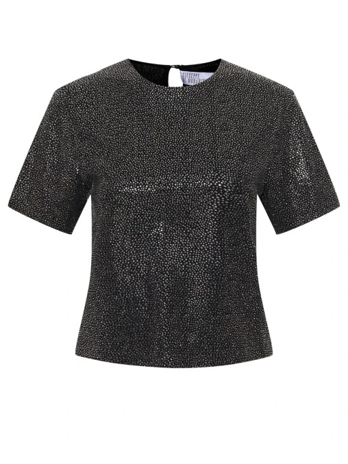 Топ со стразами GIUSEPPE DI MORABITO