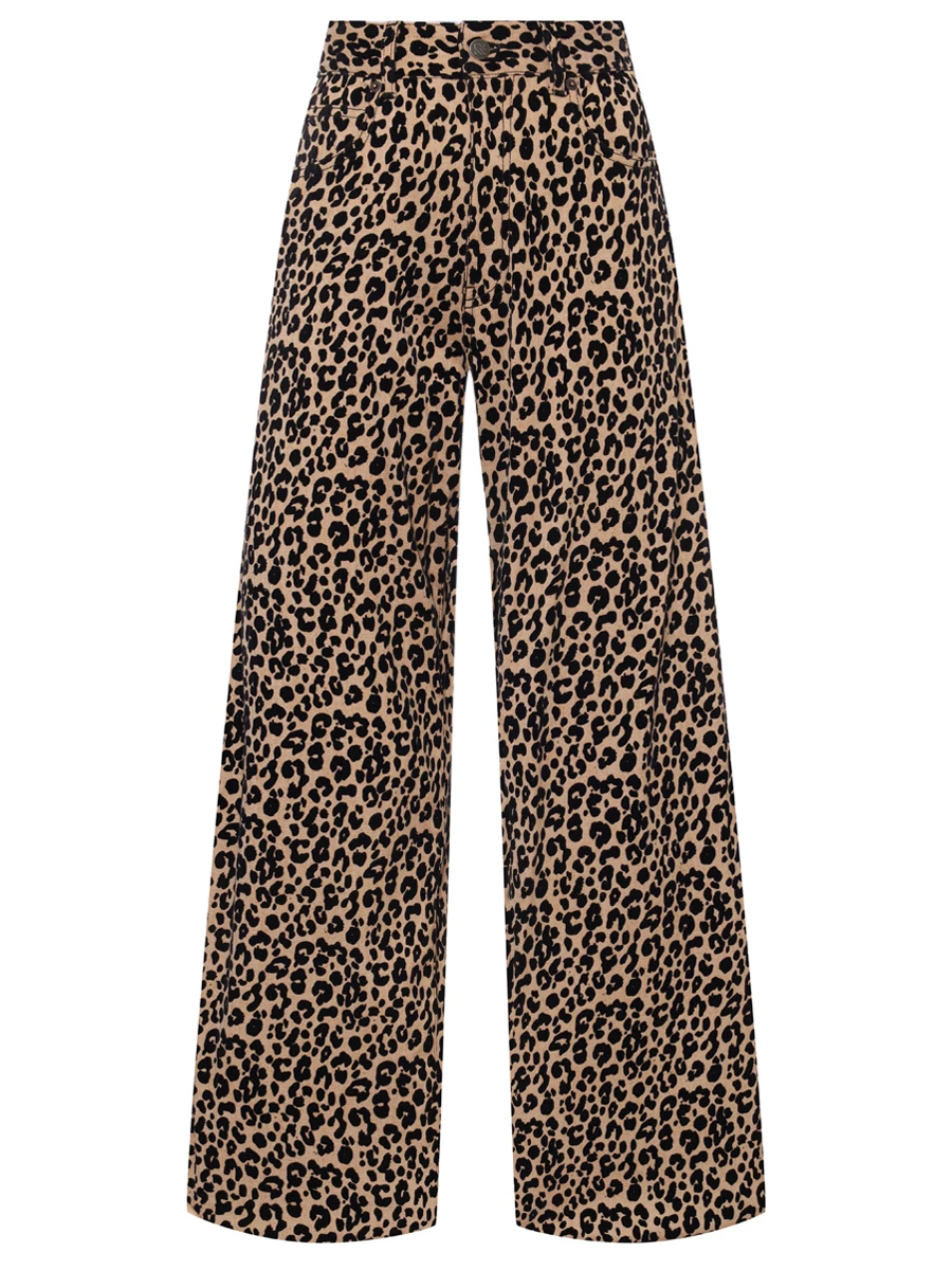 Брюки с принтом