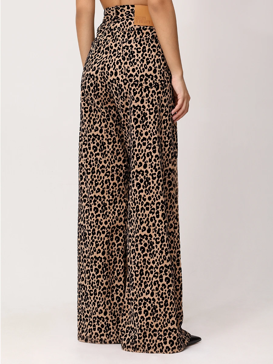 Брюки с принтом