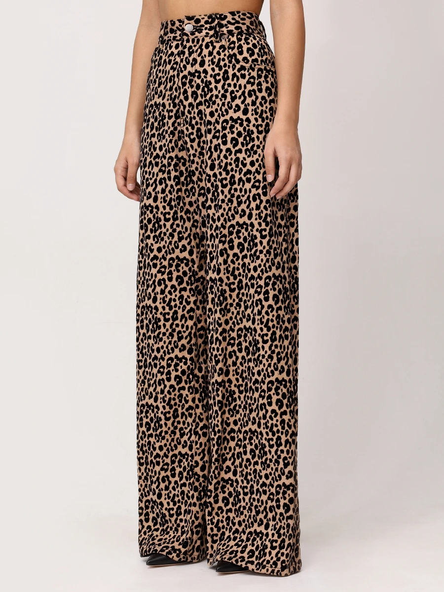 Брюки с принтом