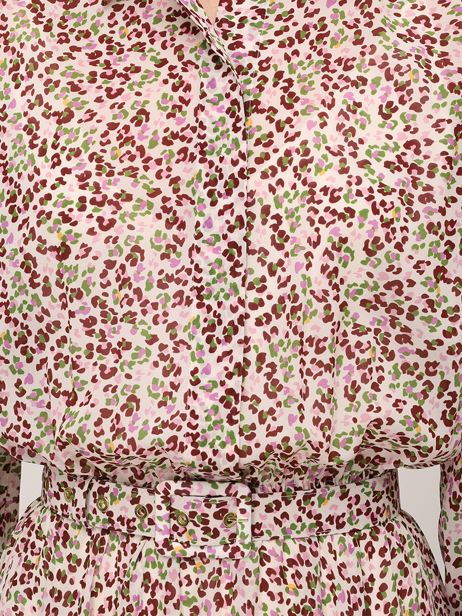 Платье шелковое