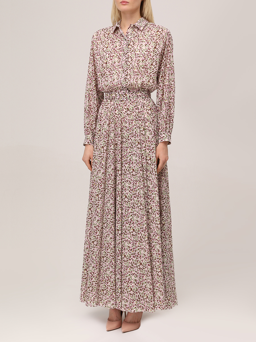 Платье шелковое