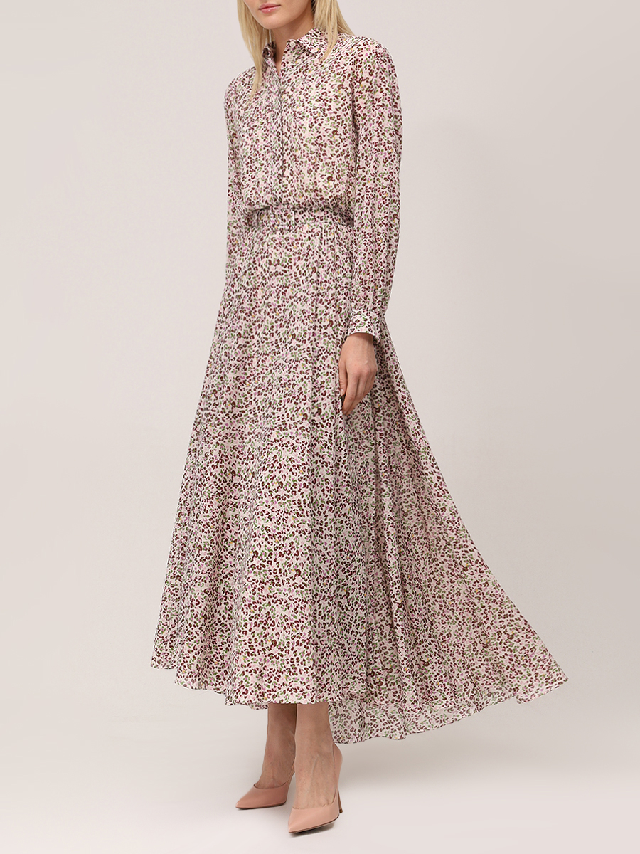 Платье шелковое