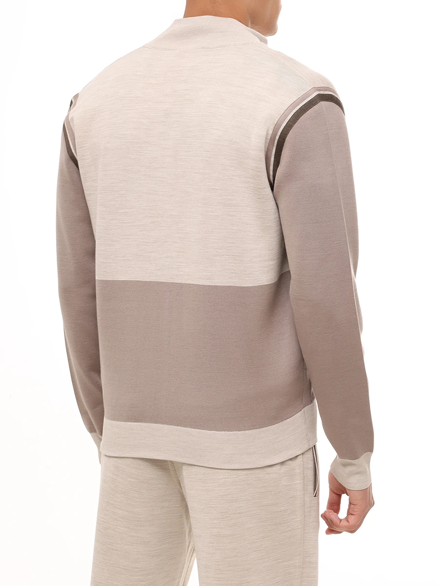 Олимпийка из шелка и хлопка