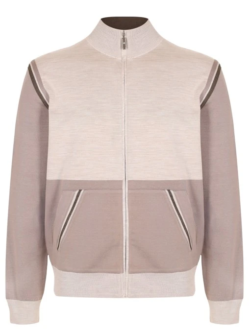 Олимпийка из шелка и хлопка JOHNNY MANGLANI