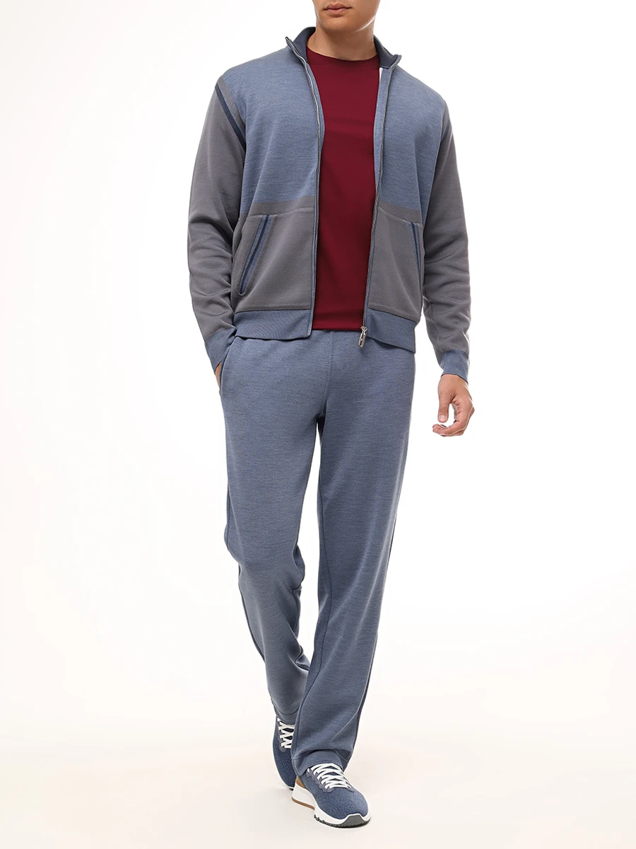 Брюки из шелка и хлопка