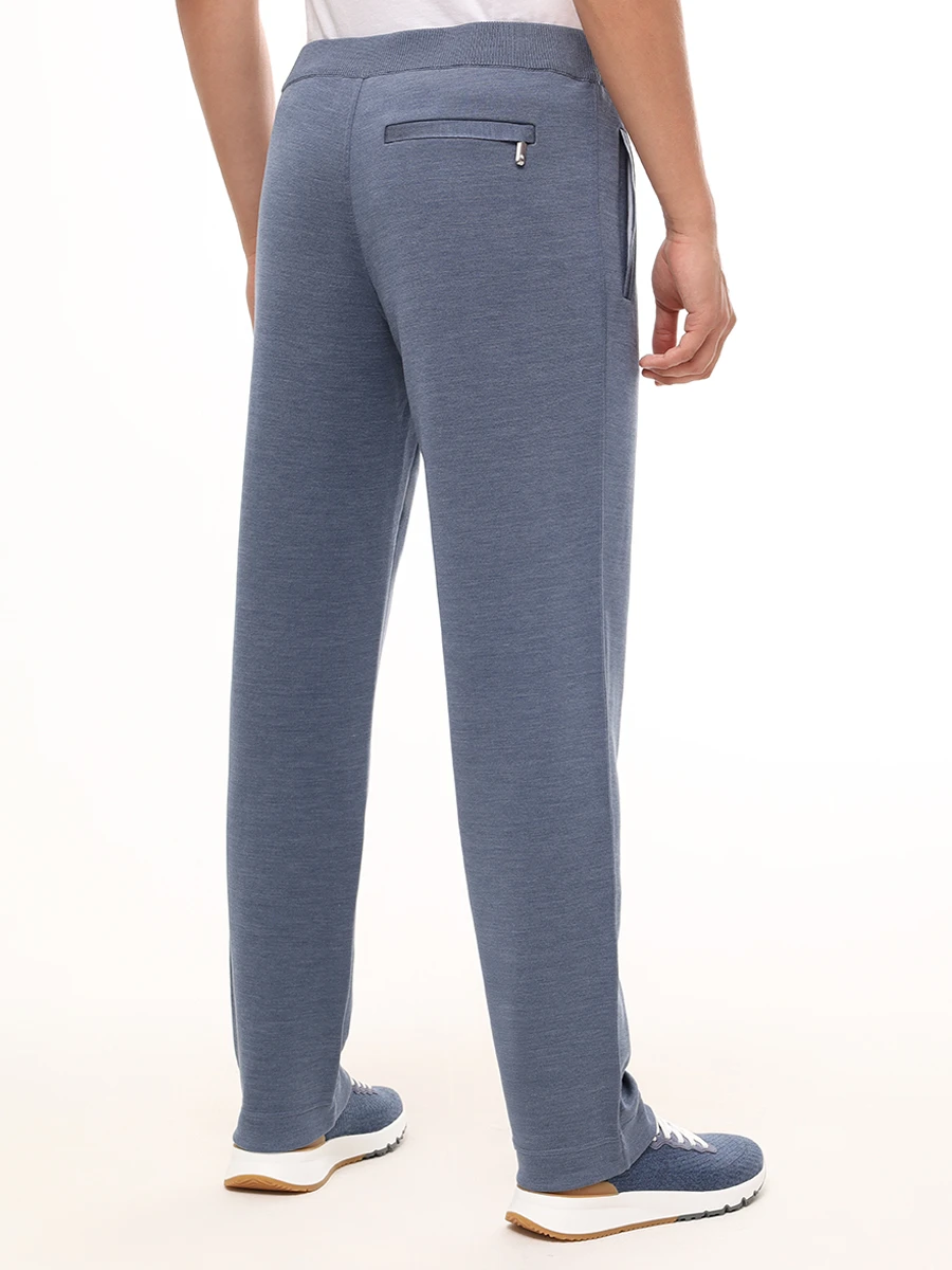 Брюки из шелка и хлопка