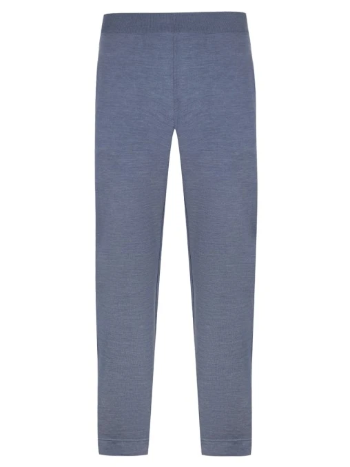 Брюки из шелка и хлопка JOHNNY MANGLANI