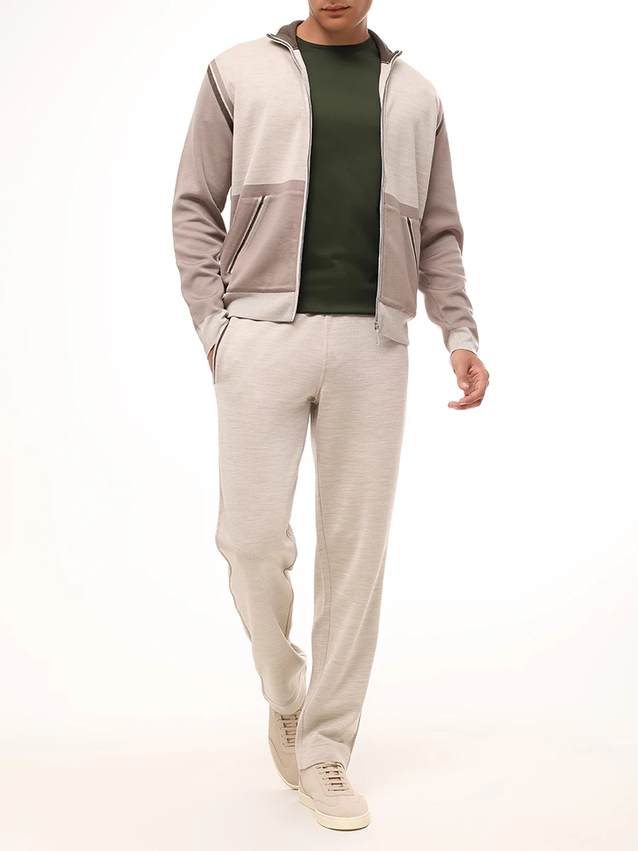 Брюки из шелка и хлопка