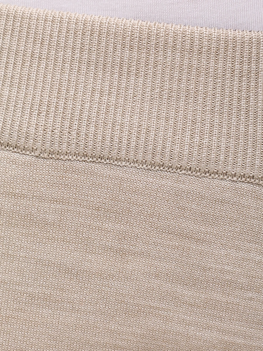 Брюки из шелка и хлопка