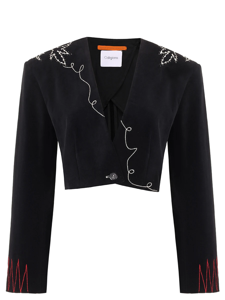 Жакет бархатный