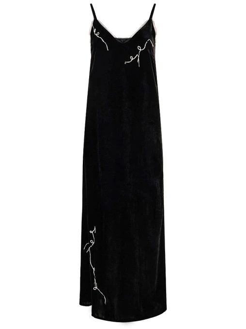 Платье-комбинация бархатное CELLESTERRA