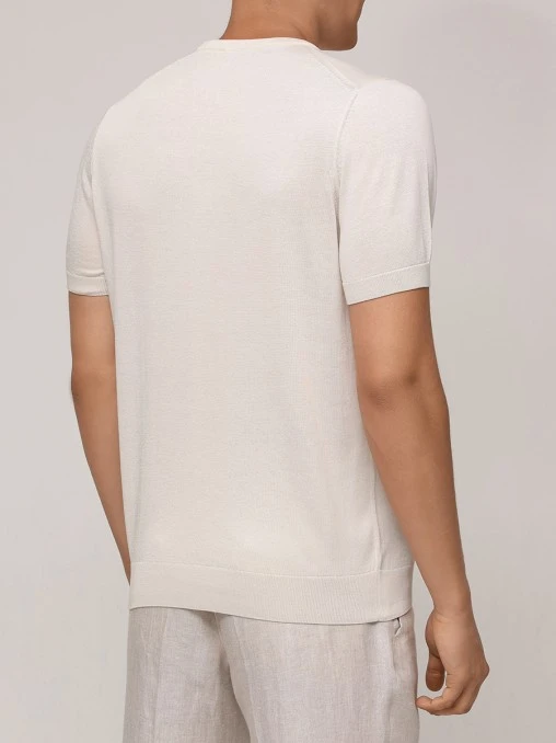 Джемпер Crew Neck Short Sleevе шелковый BML