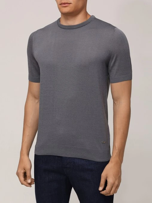 Джемпер Crew Neck Short Sleeve шелковый BML