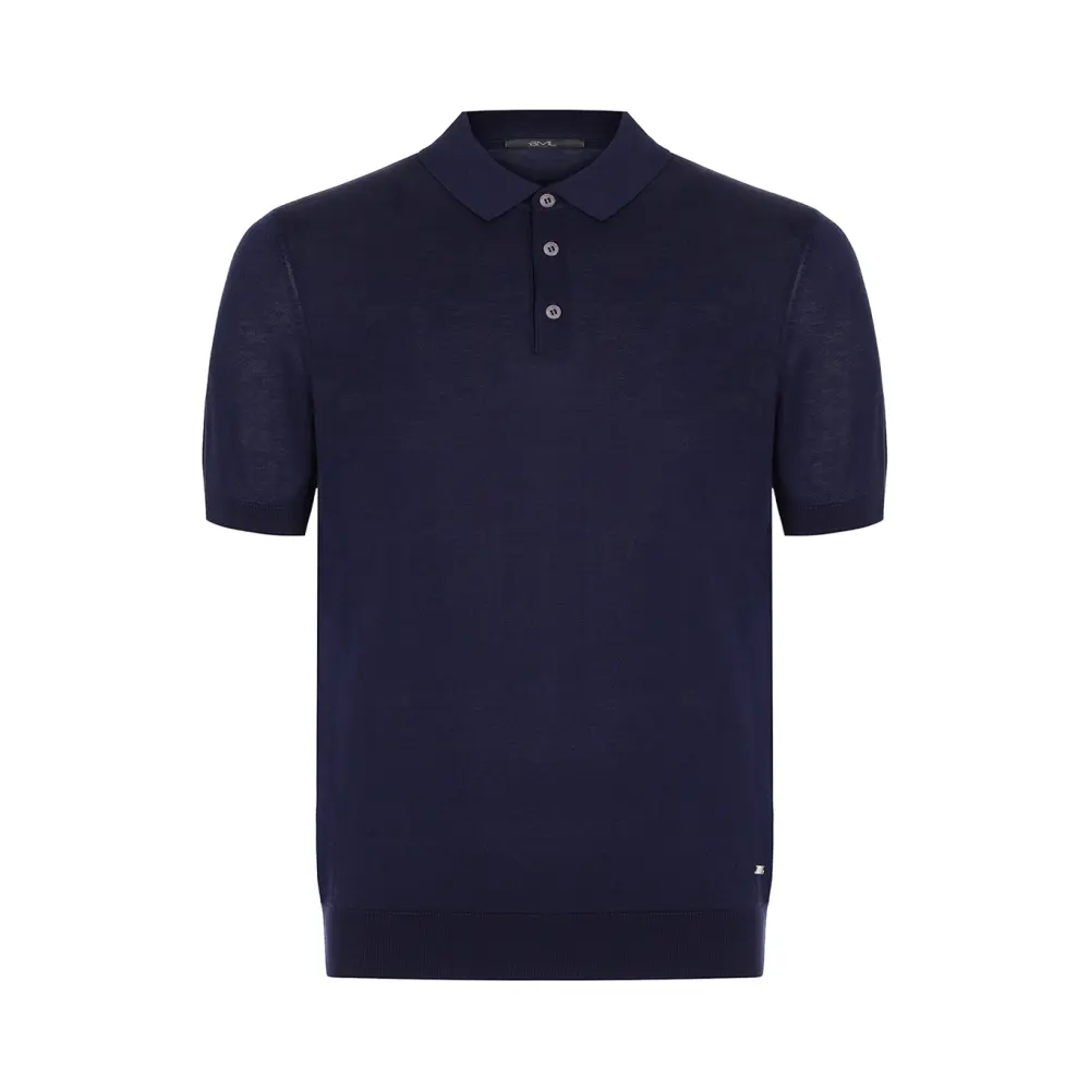 Поло Polo Buttons Neck Short Sleeve шелковое