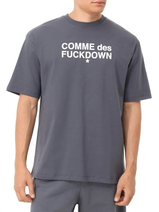 Футболка хлопковая COMME DES FUCKDOWN