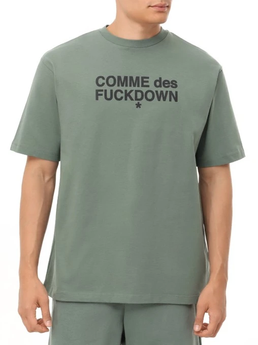 Футболка хлопковая COMME DES FUCKDOWN