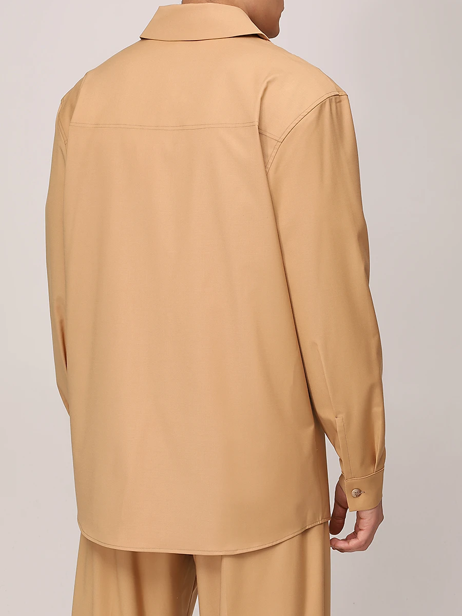 Рубашка однотонная