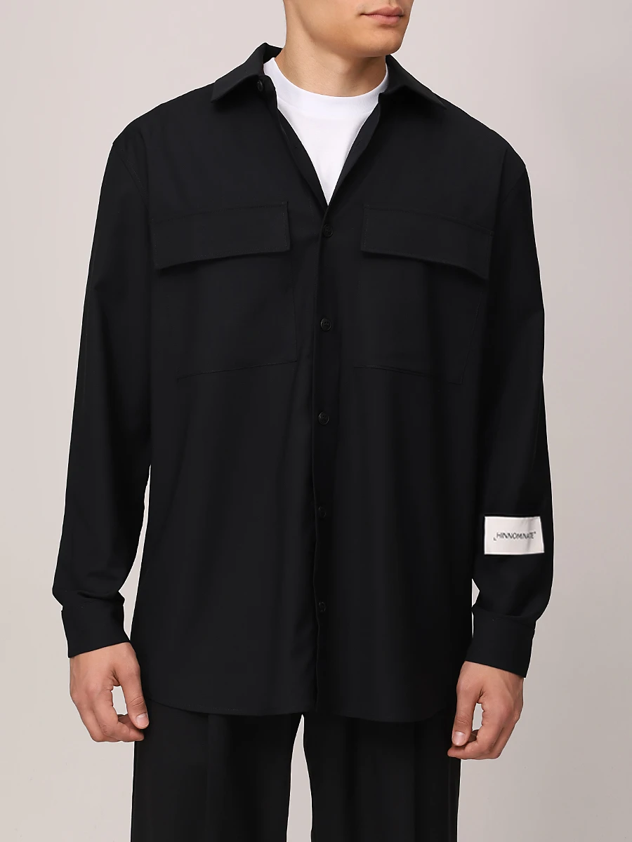 Рубашка однотонная