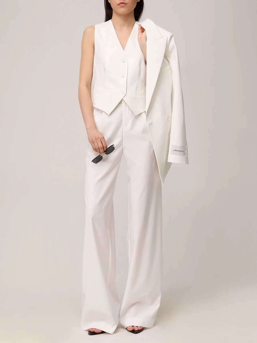 Жилет однотонный