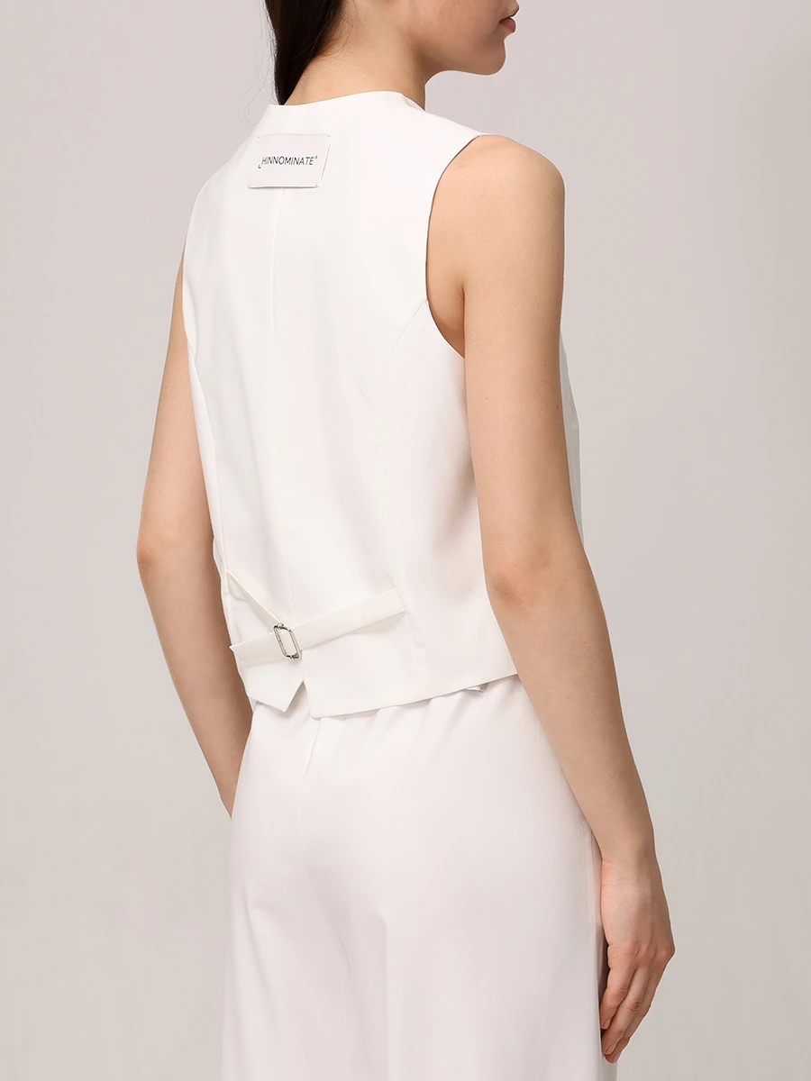 Жилет однотонный