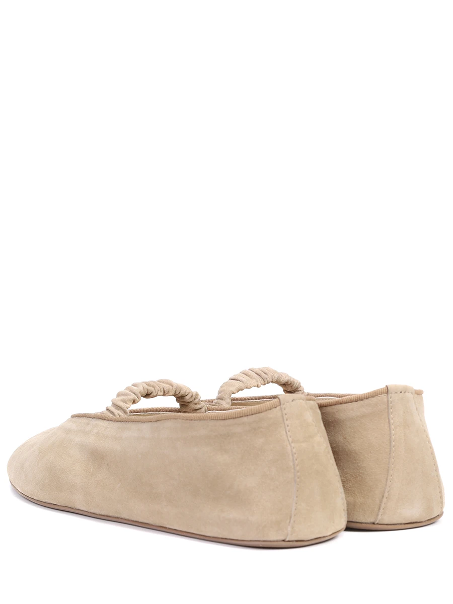 Балетки замшевые