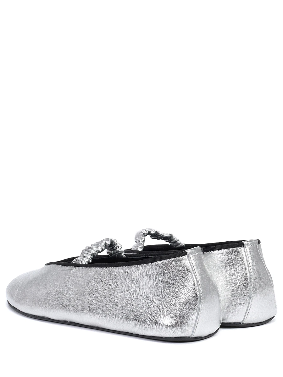 Балетки кожаные