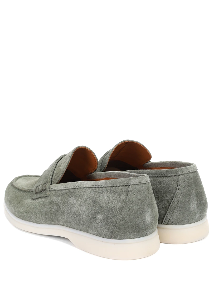 Лоферы замшевые